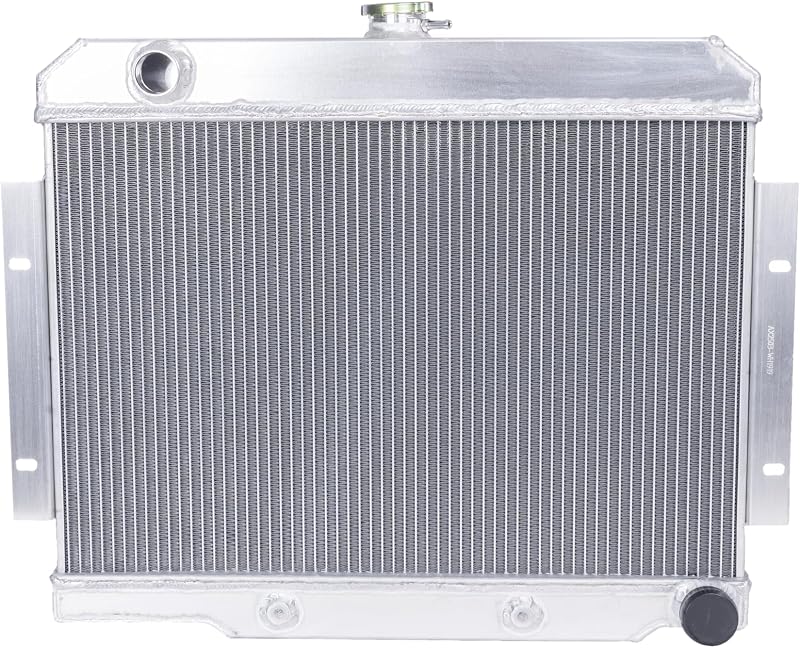 Radiador de alumínio 3 fileiras LUXERAD CU583 para Jeep CJ com motor Chevy V8 – 1 unidade