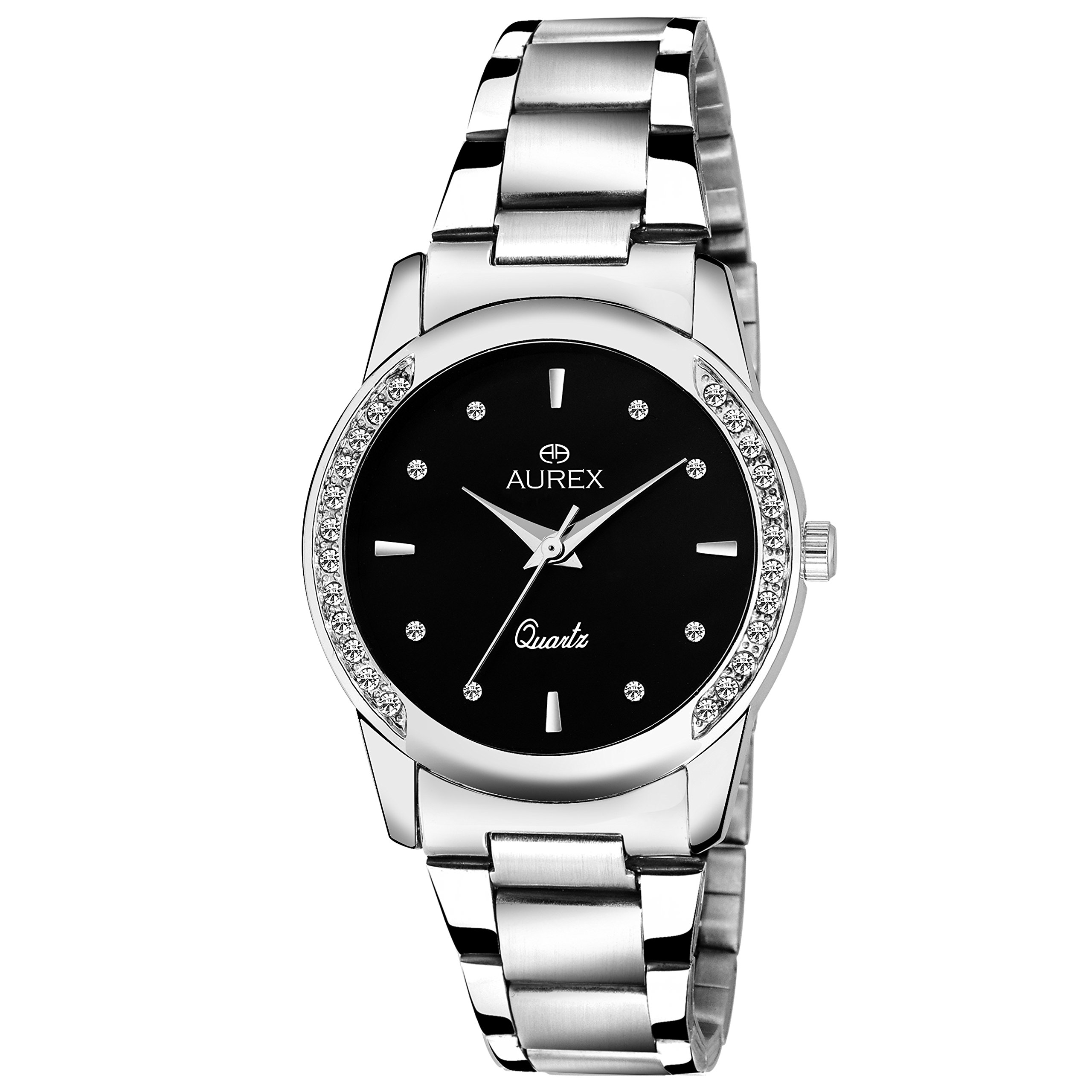 AUREX Awesome Analog Black Dial Womens and Girls Watch (AX-LR115-BKC) (B07D7T4BQH) Amazon Price History, Amazon Price Tracker