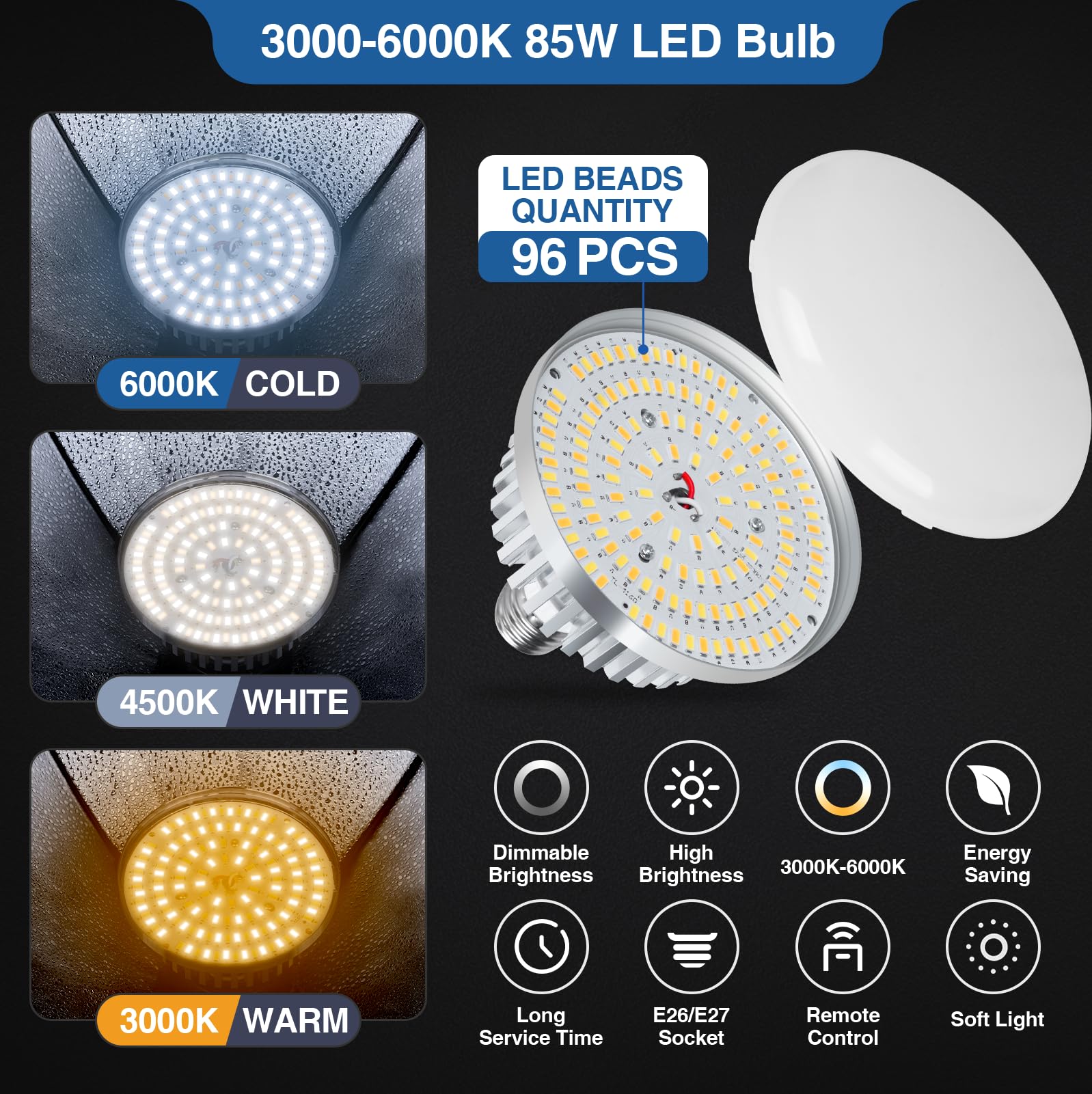 EMART Softbox zestaw do studia fotograficznego, 40 x 40 cm, softboxy 85 W, oświetlenie fotograficzne, profesjonalny zestaw oświetlenia do studia fotograficznego, portretów, nagrywania wideo (2 sztuki)