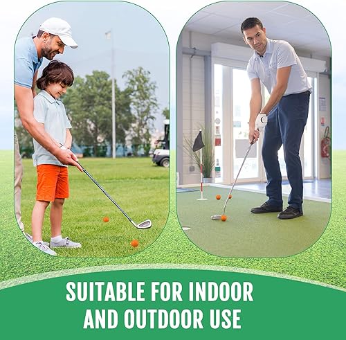 Miniatura 6 de Junkin 80 pelotas de espuma para práctica de golf, sensación realista y entrenamiento de vuelo, pelotas de golf elásticas de espuma suave para