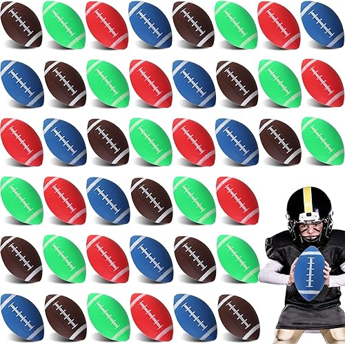 Paquete de 20 minipelotas inflables de fútbol multicolor de 63 x 315 pulgadas juguetes de fútbol de agarre cómodo para niños y niñas juegos al aire
