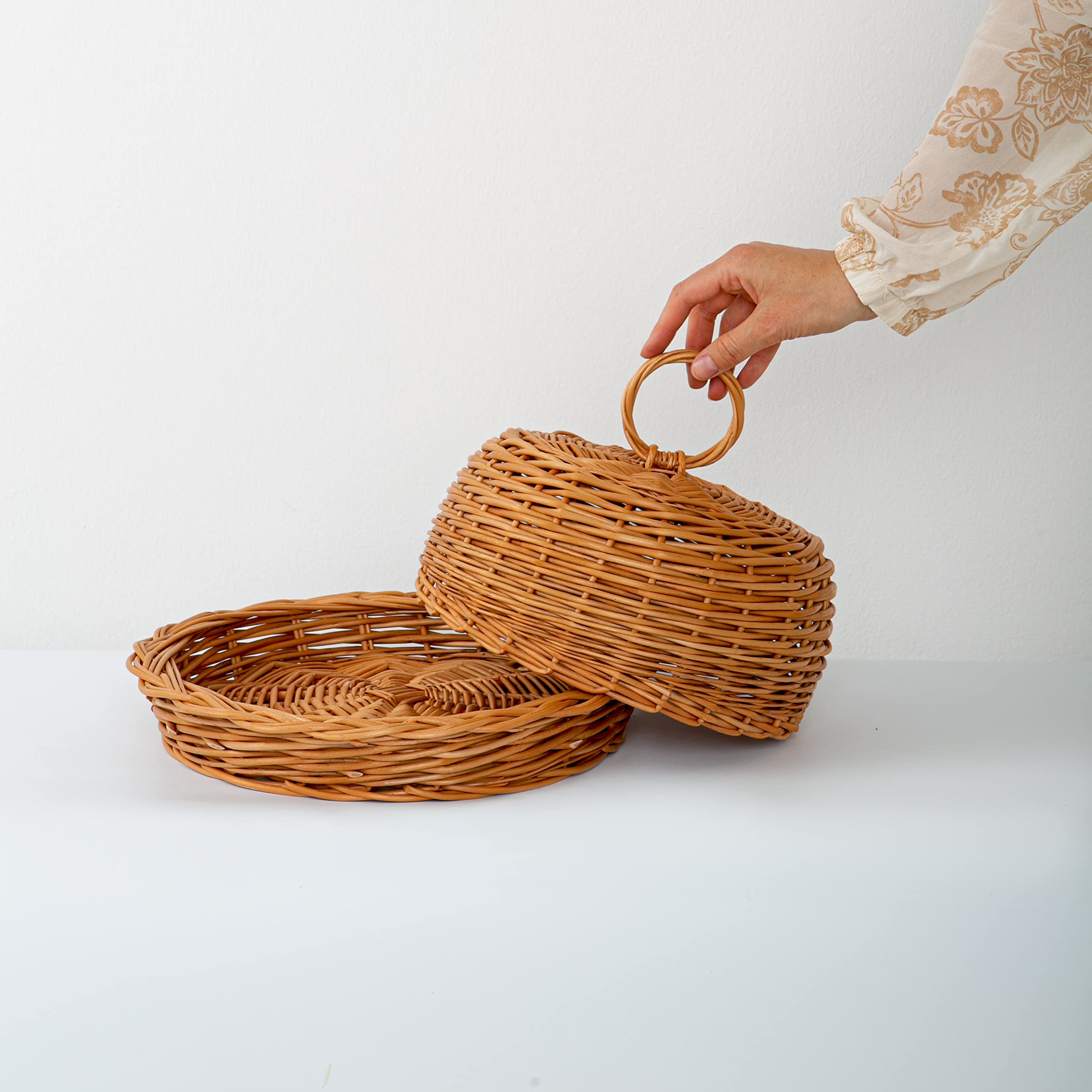 Cestino Per Pane Rotondo HENDI - Vassoio In Polyrattan Per Ristorante