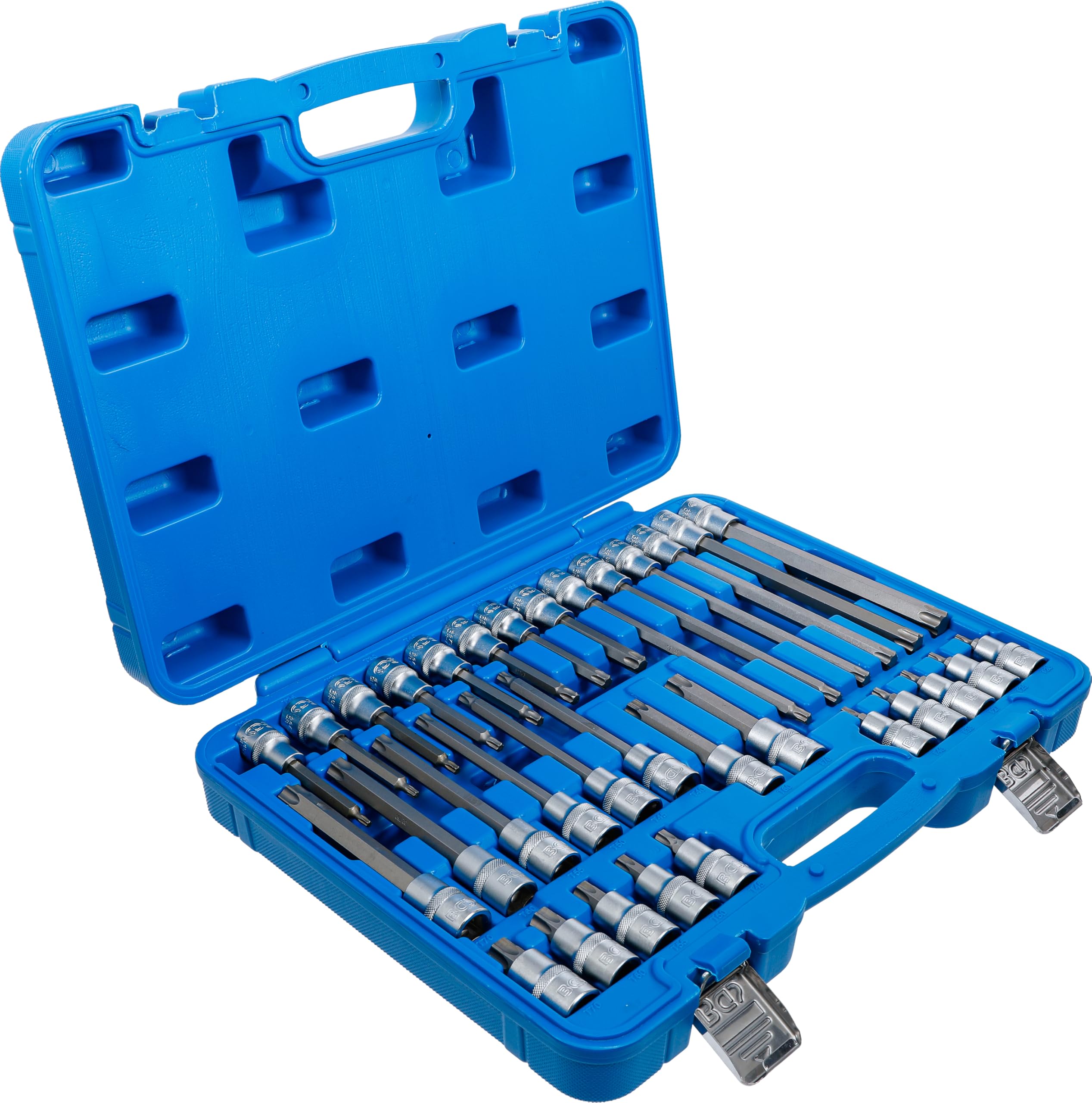 BGS 5182 | Serie di chiavi a bussola | 12,5 mm (1/2") | profilo a T (per Torx) | 32 pz.