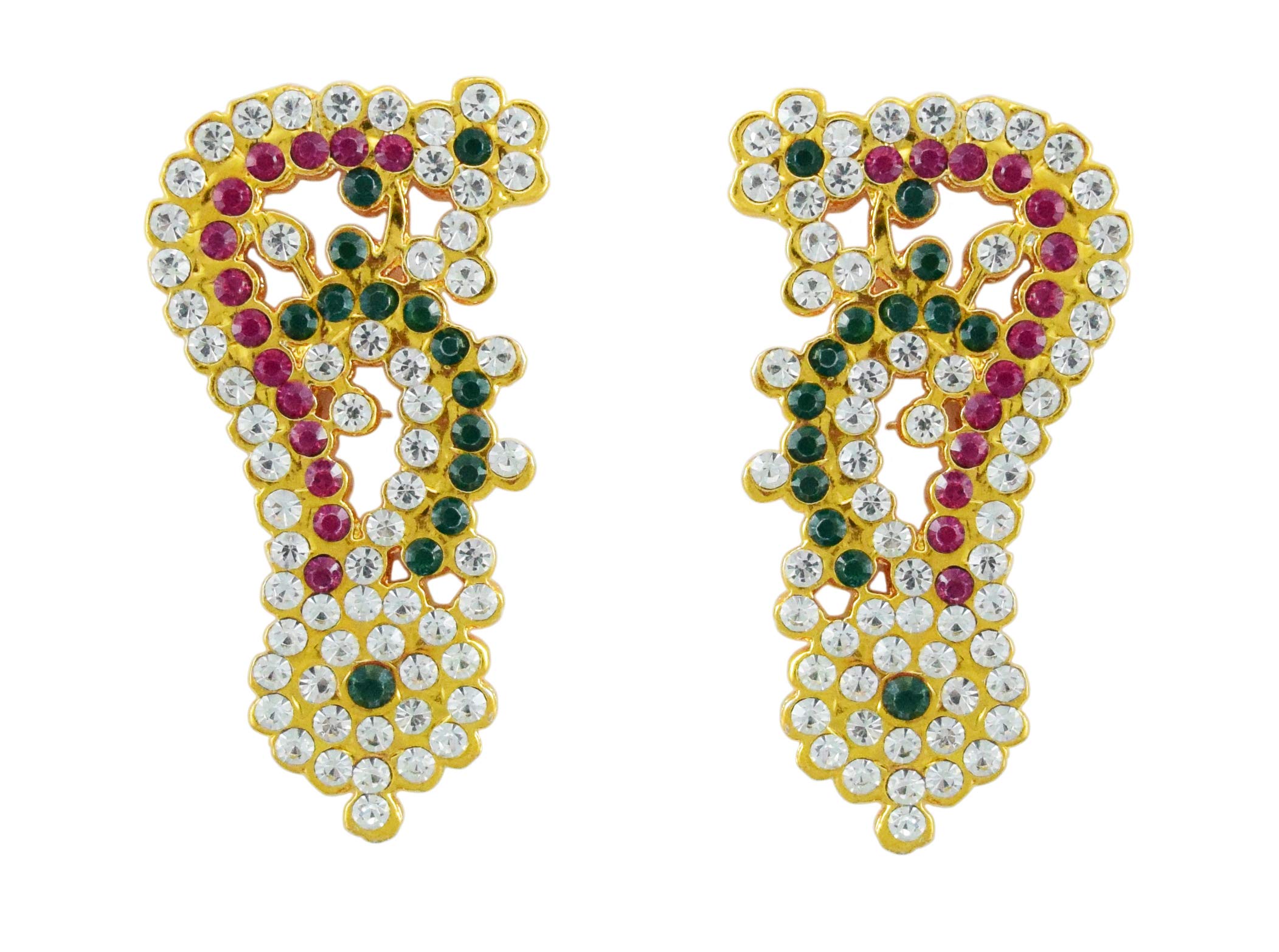 See full amazon price history chart for Deity God Jewelley Stone Gold-plated-copper and White-diamond Karna Patkam Ear Set For All Gods And Goddess for Men & Women Deity God Jewelley Stone Gold-plated-copper and White-diamond Karna Patkam Ear Set For All Gods And Goddess for Men & Women (B08C31CZM4) Amazon Price History, Amazon Price Tracker