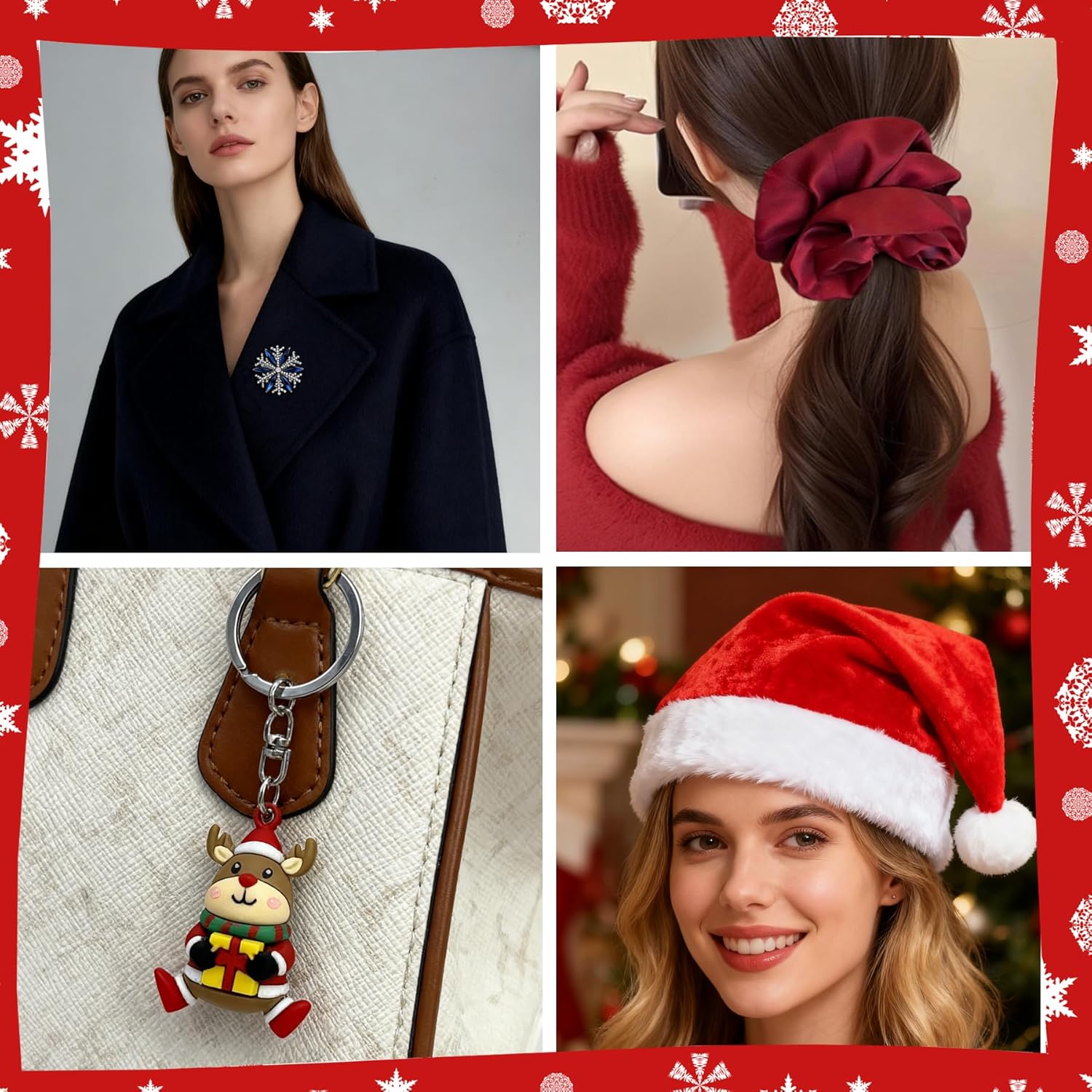 Advent Calendar For Women,12 Days of Christmas Advent Calendar for Women, Mom, Wife, Girlfriend, Sister,Christmas Gifts Basket Set Includes Gloves,Scarf,Press on nails,Brooches, necklaces - Image 6