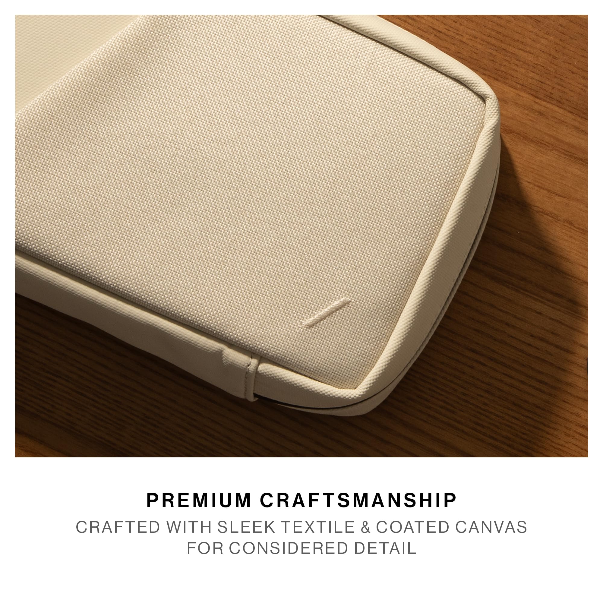 Native Union Stow Lite Organizer W.F.A Tech Organizer - Minimalistische reis tas gemaakt van gerecyclede materialen voor dagelijkse opslag en bescherming van kabels, opladers en meer (Leisteen Groen
