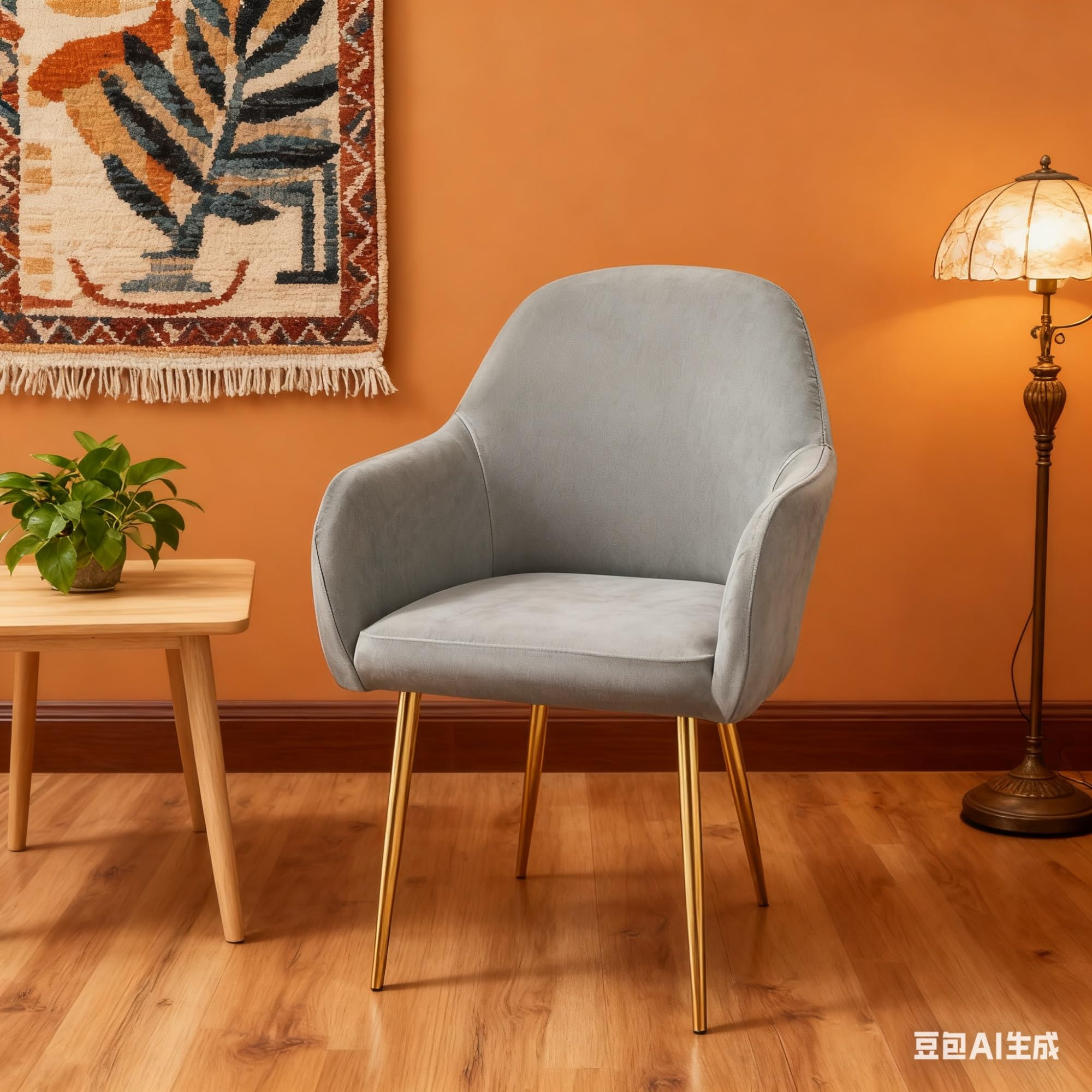 Fundas elásticas universales para sillas con brazos, paquete de 2 fundas decorativas con respaldo curvado para comedor, cocina, oficina, escritorio y sillas giratorias, lavables a máquina y