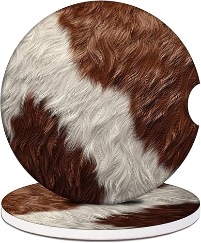 Miniatura 8 de Portavasos de automóvil con diseño de calavera, posavasos de cerámica absorbente para portavasos de automóvil, accesorios de automóvil para mujeres