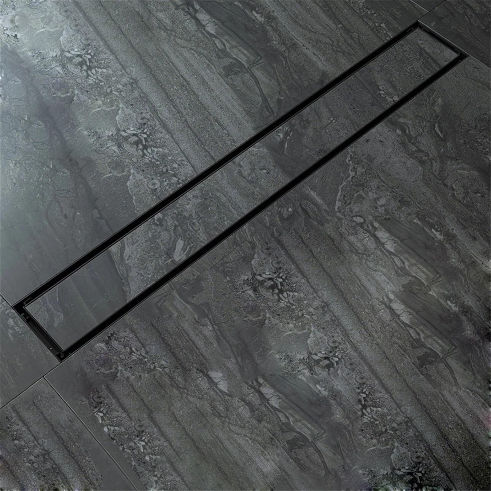 Rejilla Desague Ducha Desagüe de Suelo baño Invisible, Filtro residuos Cuadrado 20-120CM, Drenaje antiolor, colador Ducha, Accesorios Cocina(Brush 30 cm)