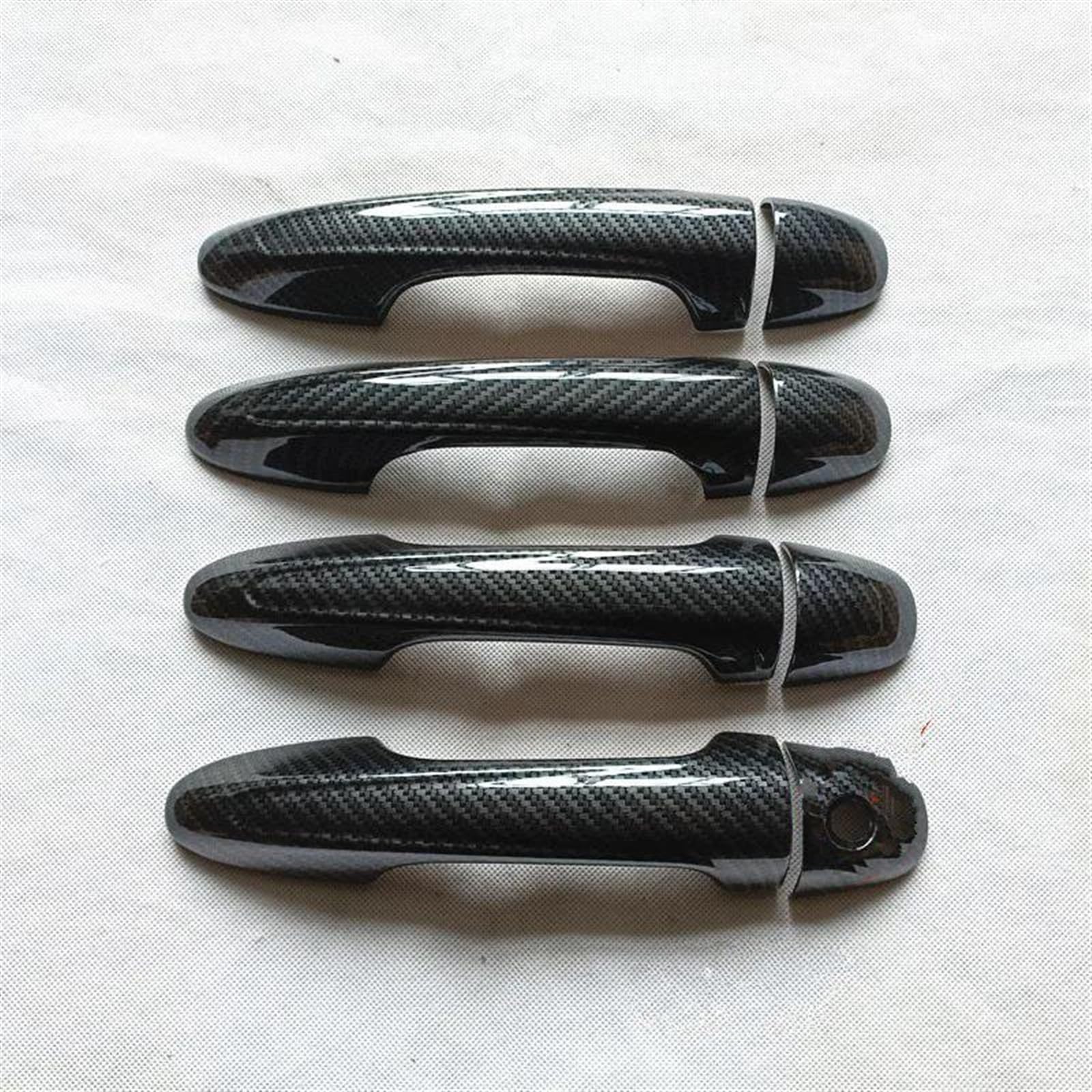 Csspdm B Accessories Car Door Handle Cover Trim Plastic Imitation Carbon Fiber For Toyota For Hilux For Revo For Rocco 2016-2023(B)