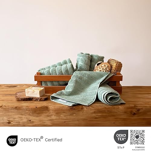 Miniatura 10 de Classic Turkish Towels CTT - Juego de 2 toallas de baño turcas, de lujo y de secado rápido, hechas con 100% algodón turco, absorbentes y ultra