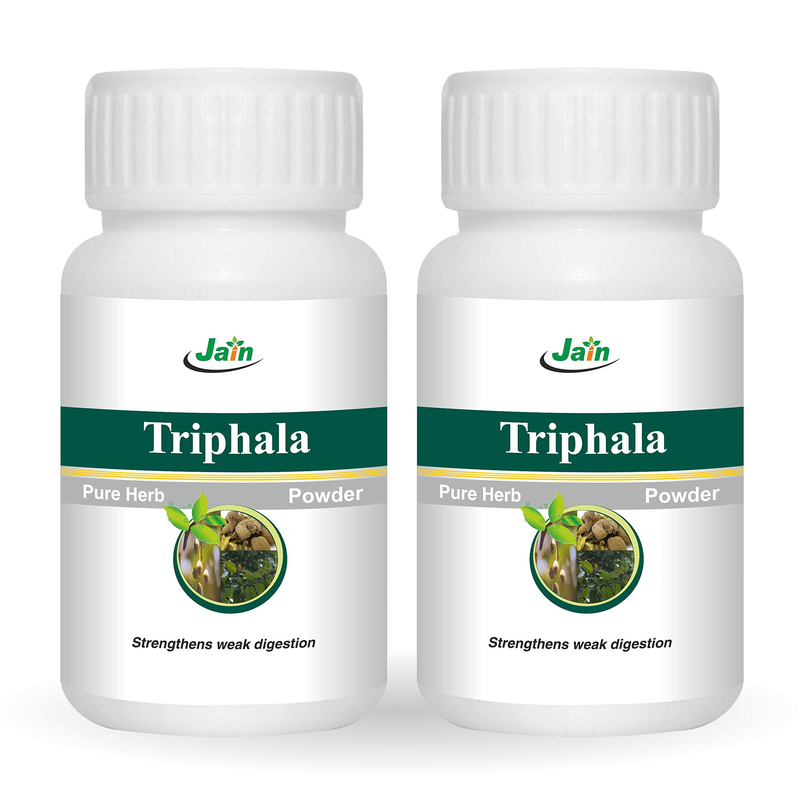 Jain Triphala Powder,100 g (Pack of 2) | Triphala Churna | Digestive Support, Promotes Healthy Gut | Constipation Relief