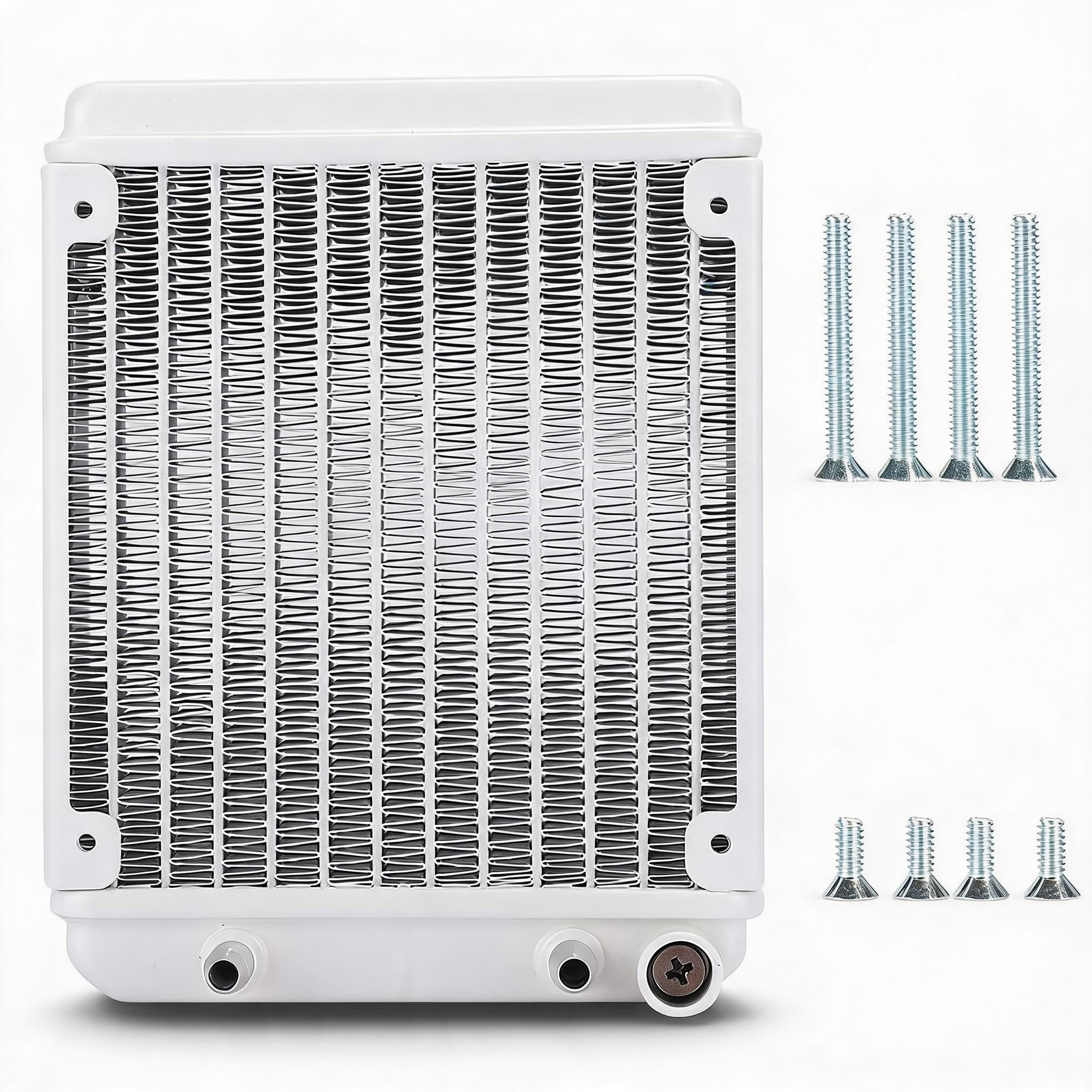 Radiatore di raffreddamento ad acqua da 120 mm (installazione facile, costruzione in alluminio di alta qualità) Dissipatore di raffreddamento ad acqua per di raffreddamento a