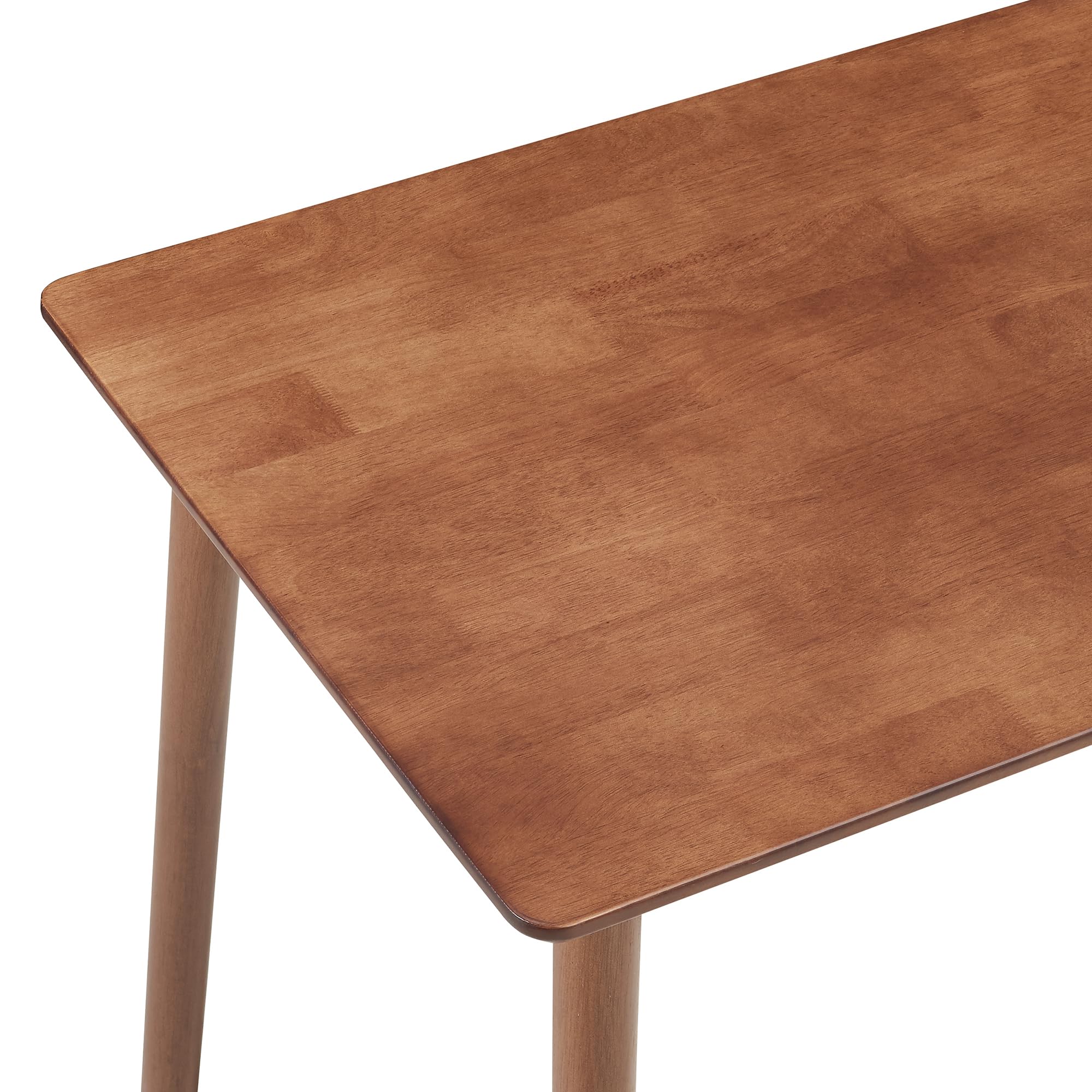 [en.casa] Esstisch Klijori Küchentisch für 6 Personen 140 x 70 x 74 cm Esszimmertisch für Esszimmer Küche Wohnzimmer rechteckig Holz Walnussoptik