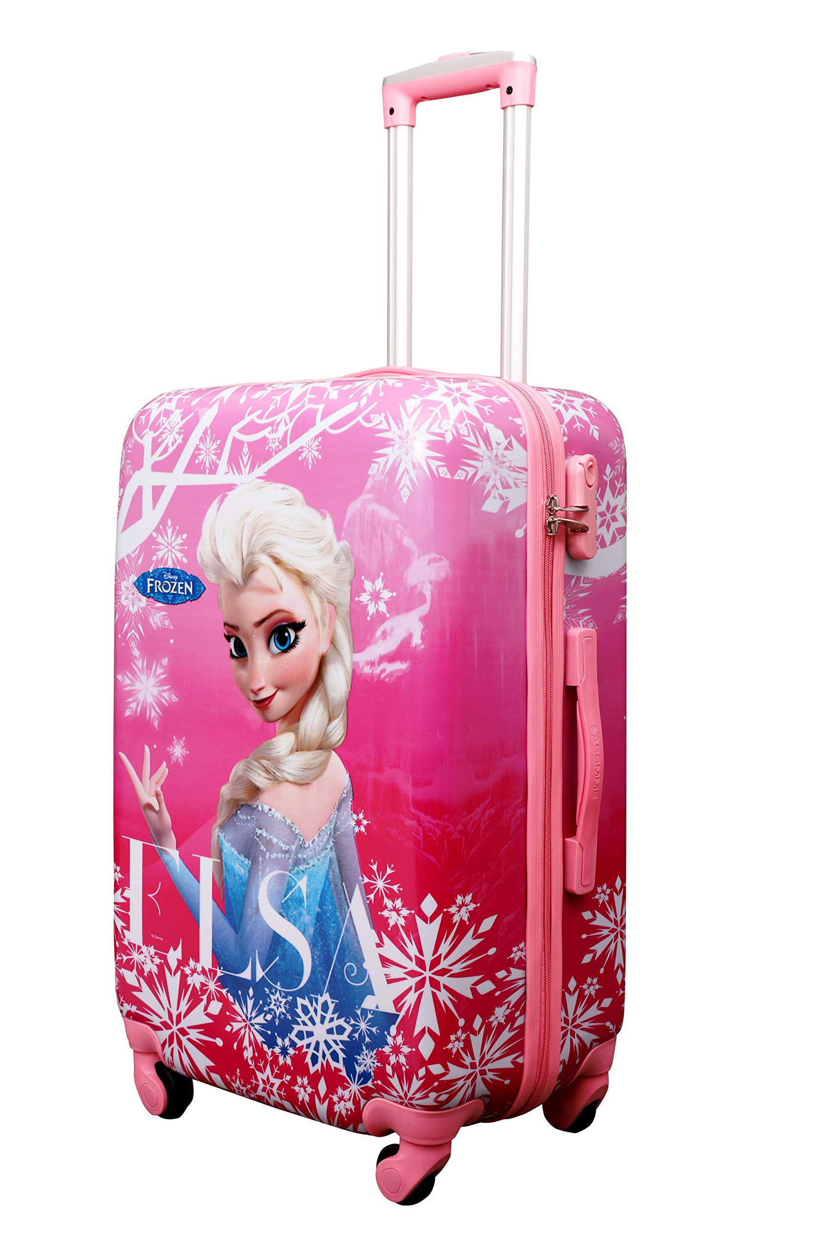 printed luggage trolley