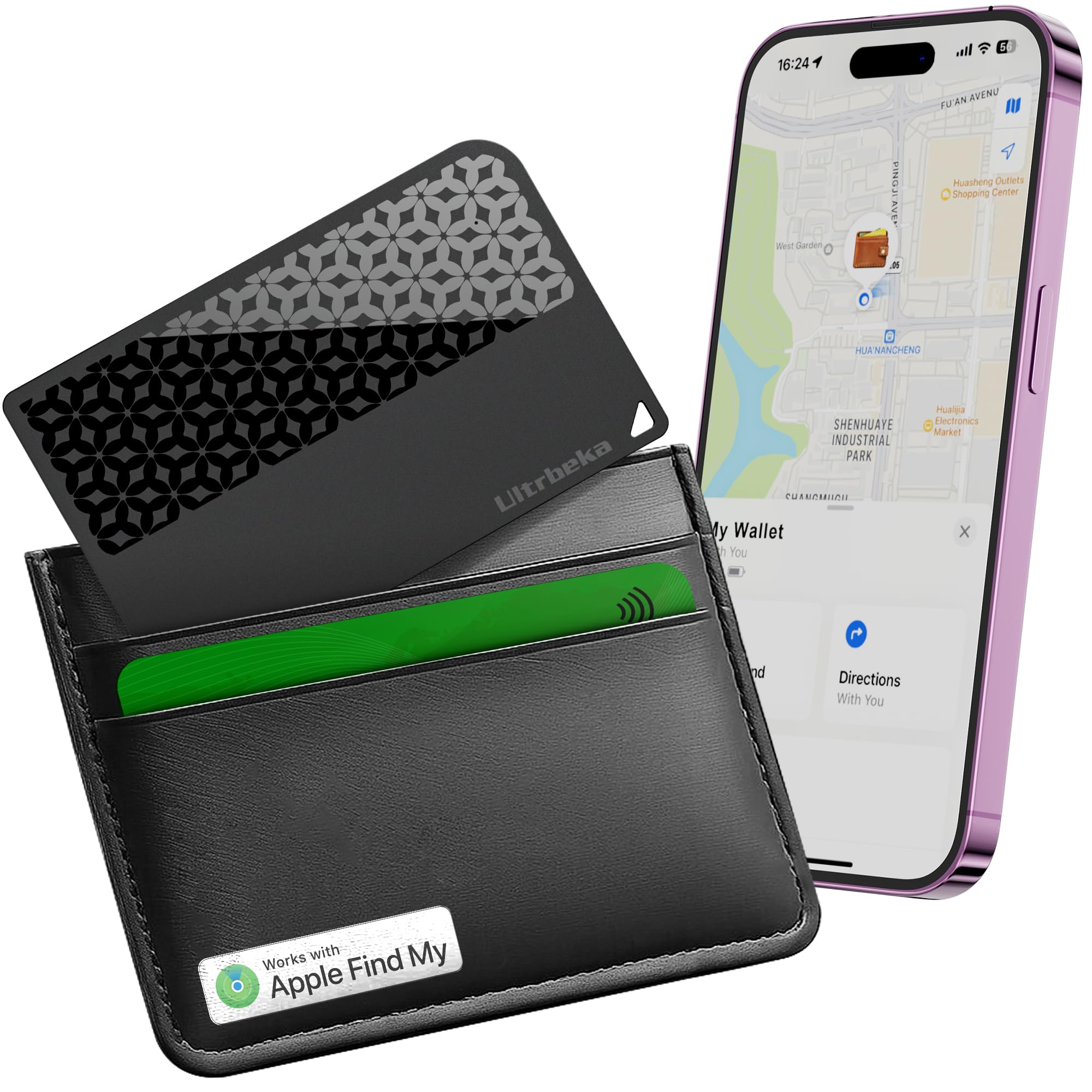 Ultra Thin Card Format Tag [Apple MFi Certified] (Only for iOS) Compatible with Apple Find My Tag Alternative for Passport/Luggage/Purse/Item Finder-image-19