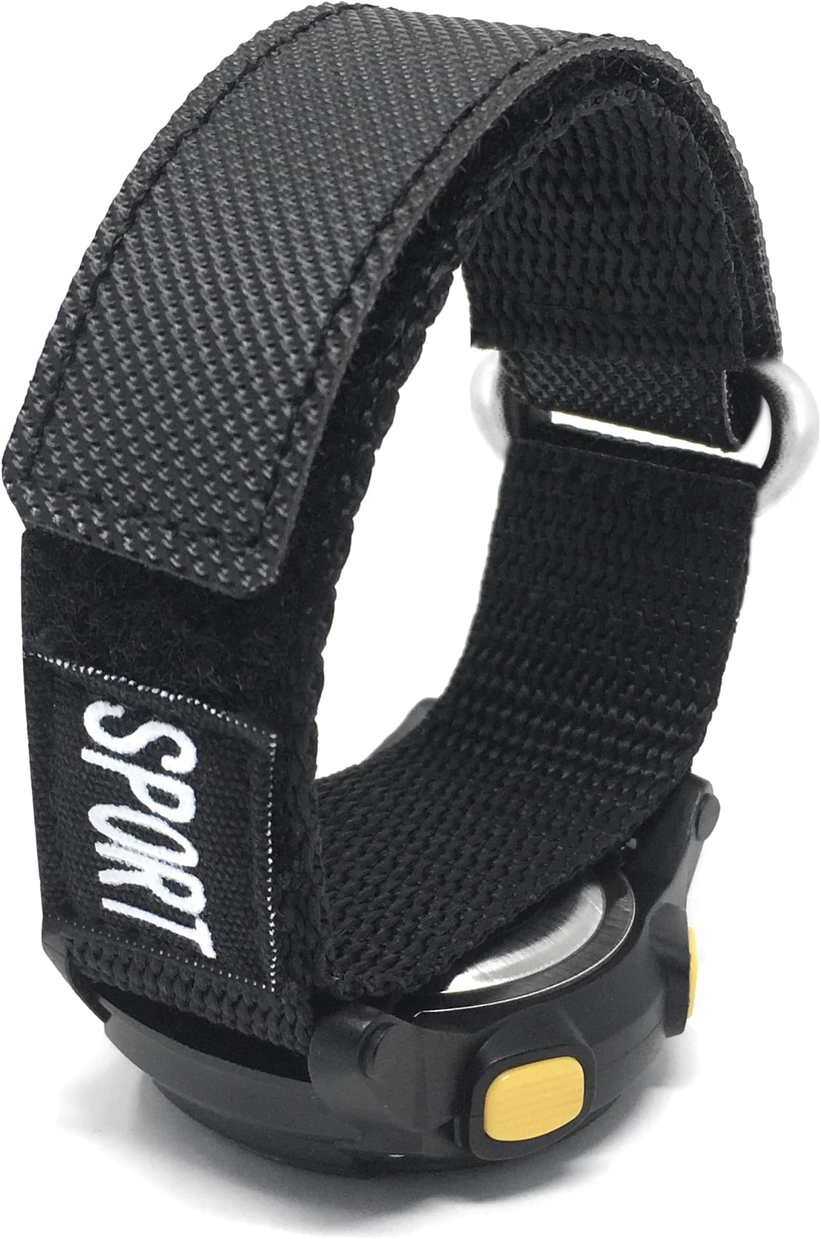 Nylon Sports Watch Band Strap - 20mm, 22mm, 18mm, 24mm, 26mm - Hook Loop & Fastening - Waterproof - Black, Red, Blue, Green, Orange