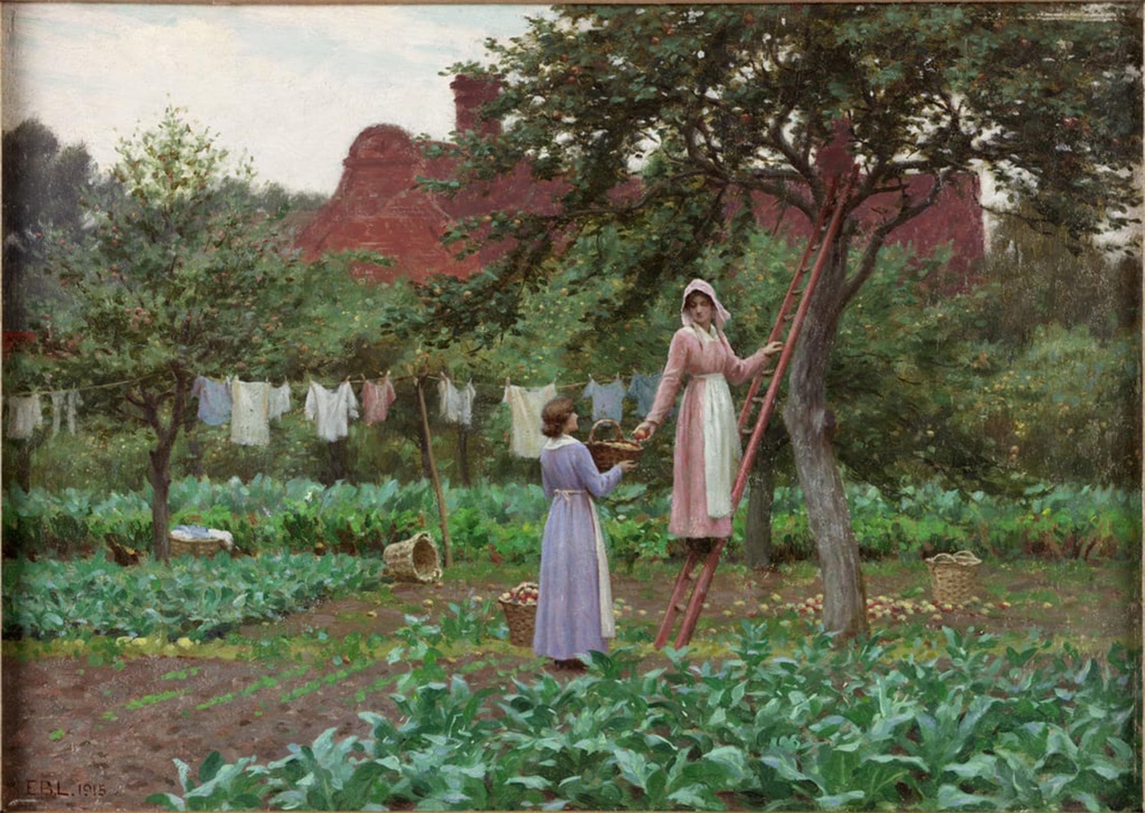 ARTXLXXBN Famous Print Painting Colorful Art Print September by Edmund Blair Leighton Canvas Art Decorations for Home Decor 60x90cm