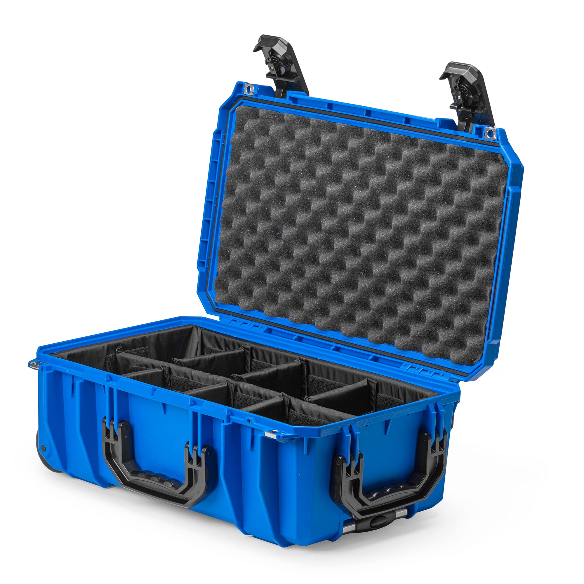 Seahorse830 Heavy Duty Protective Dry Box Case with Padded Dividers - TSA Approved/Mil Spec / IP67 Waterproof/USA Made for Professional, Amatuer, Beginner Photographers and Camera Enthusiasts