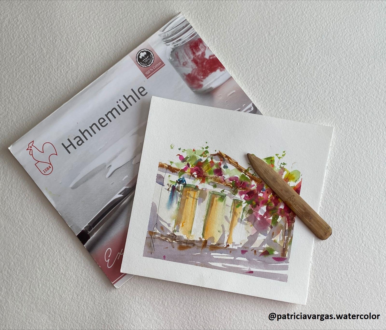 Hahnemühle Expression Watercolour, 40 x 50cm, 300g/m², naturweiß, 20 Blatt