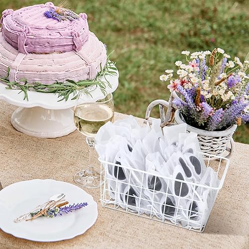 Miniatura 5 de Chapou 50 Set White Heart Shaped Sunglasses Bulk Wedding Bridal Shower Bachelorette Sunglasses Party Favors Gifts for Guests