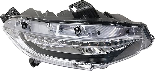 Miniatura 4 de Evan Fischer Faro delantero LED del lado del pasajero para Honda Civic 2016-2021 Con bombilla(s) Todos los tipos de cuerpo; Modelos construidos en
