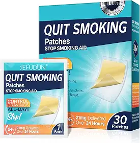 Adesivos Para Parar De Fumar De 21 Mg, Adesivos Para Parar De Fumar, Adesivo Para Parar De Fumar, Adesivo Para Sistema Transdérmico Para Ajudar A Parar De Fumar, Ajuda Fácil E Eficaz De 30 Co