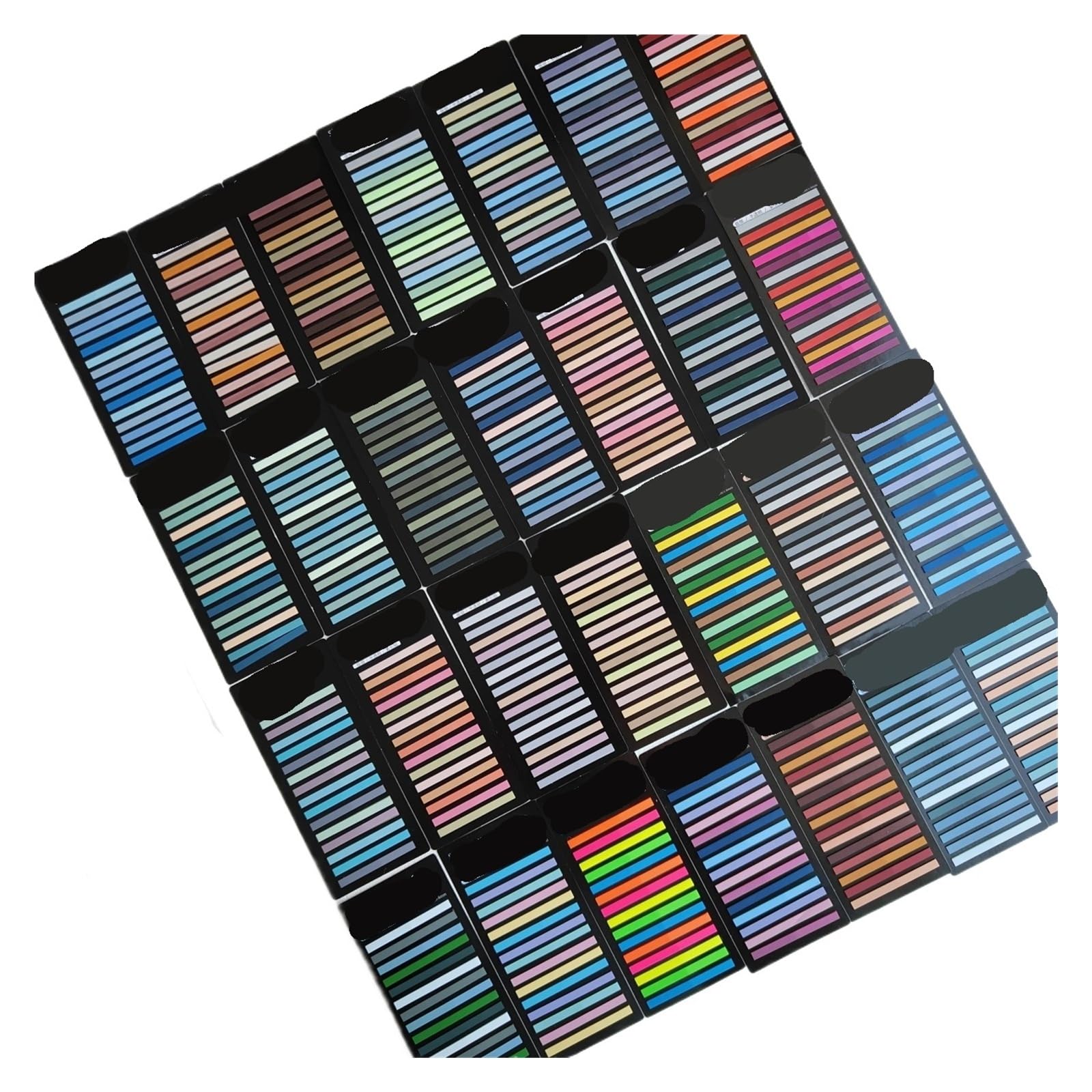 28 paquets (8 400 feuilles) de notes autocollantes transparentes – Onglets d'annotation et signets autocollants
