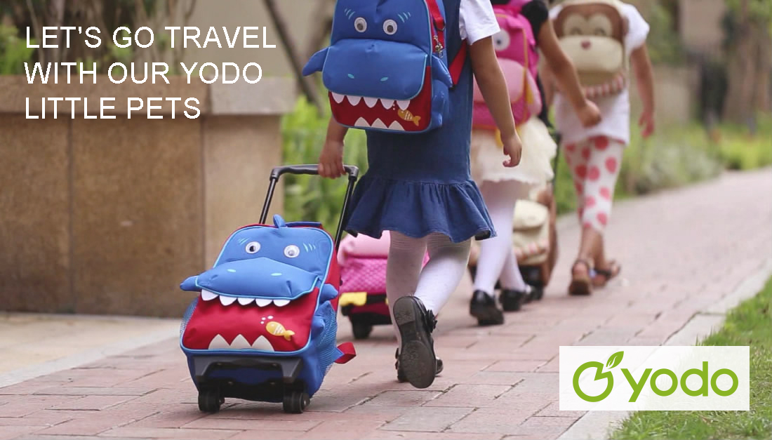 Yodo 3-Way Kids Suitcase Luggage or Toddler Rolling Backpack with wheels - Image 8