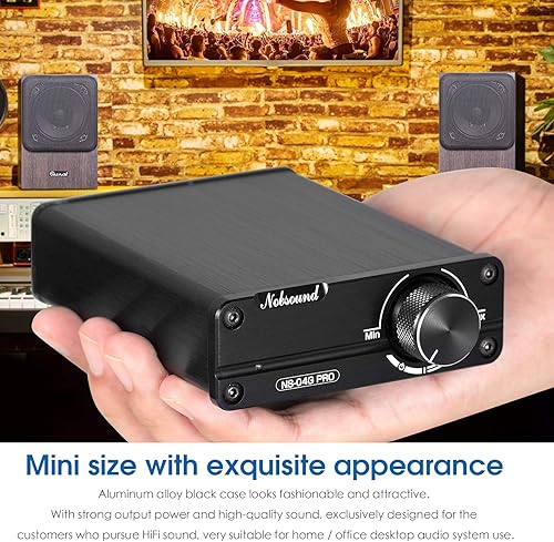 Miniatura 6 de Nobsound Mini 200W Dual TPA3116 2.0 canales HiFi estéreo Digital amplificador de potencia receptor clase D amplificador integrado para altavoces