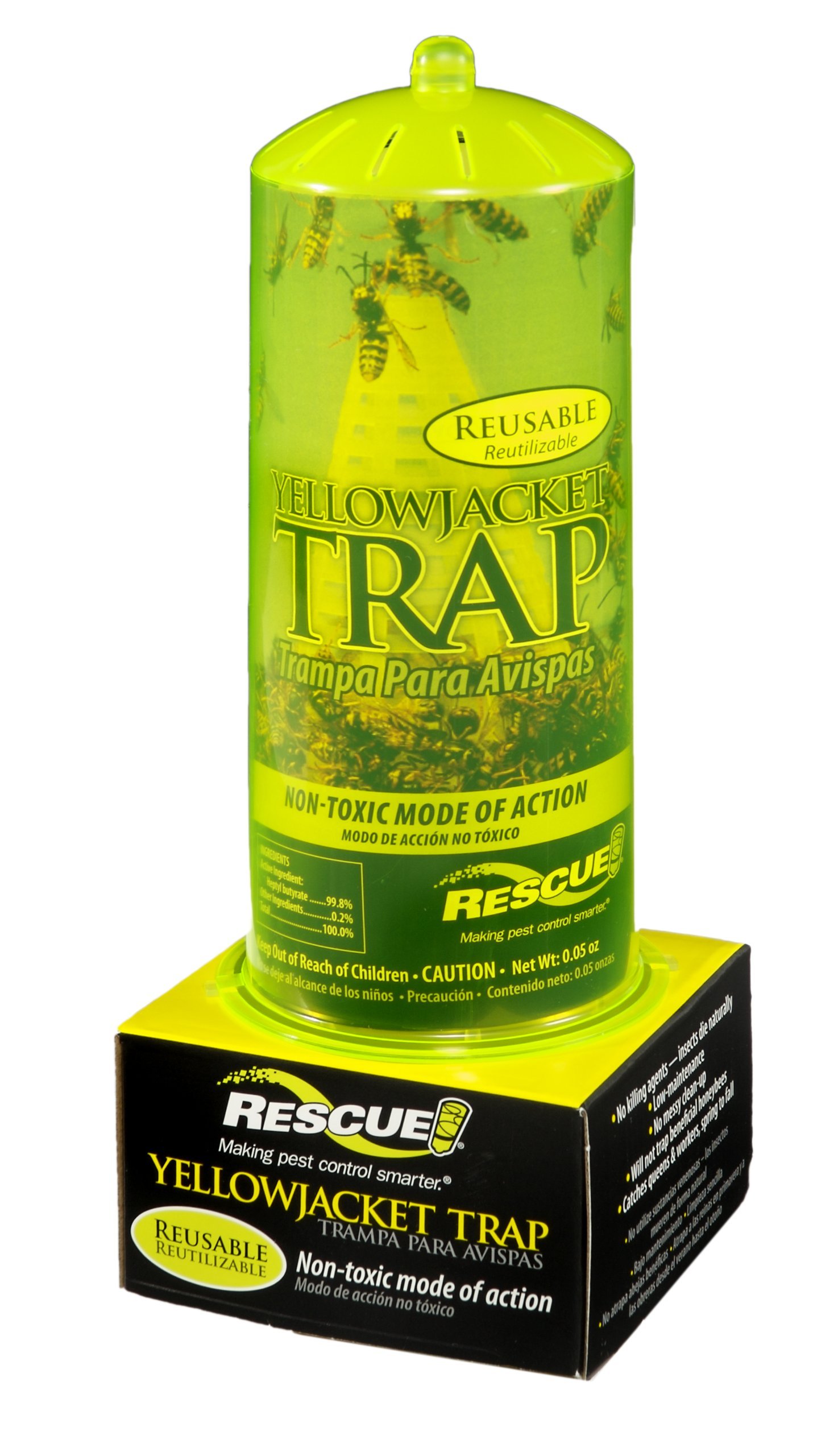 RESCUE! Reusable Yellowjacket Trap – Includes Attractant