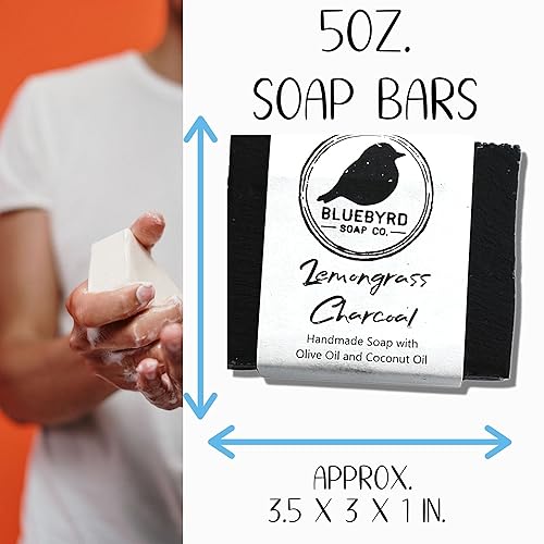 Miniatura 67 de Bluebyrd Soap Co. Angel Wings - Barra de jabón para niños, barras de jabón corporales naturales hechas a mano para adolescentes, aceite de coco