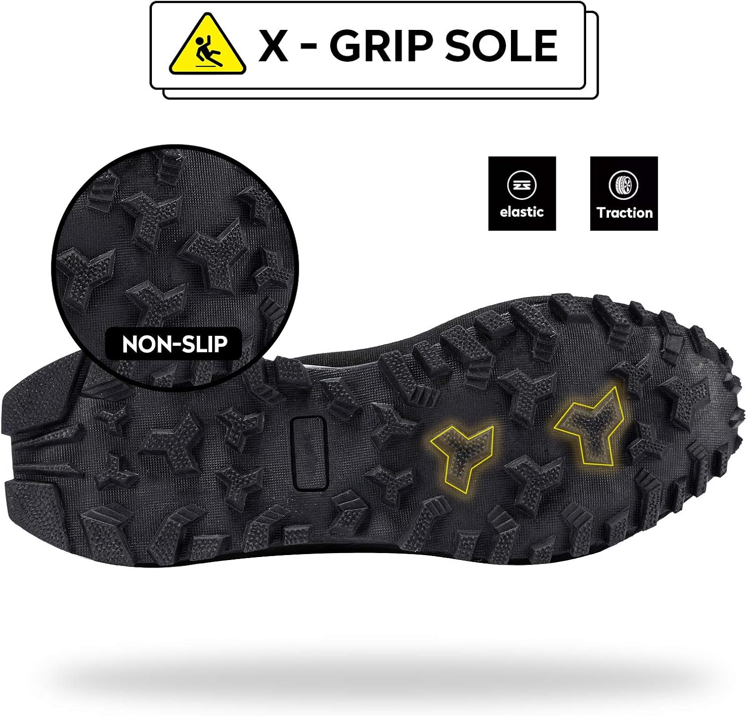 Kricely Men's Trail Running Shoes Fashion Walking Hiking Sneakers for Men Tennis Cross Training Shoe Outdoor Snearker Mens Casual Workout Footwear - Image 7