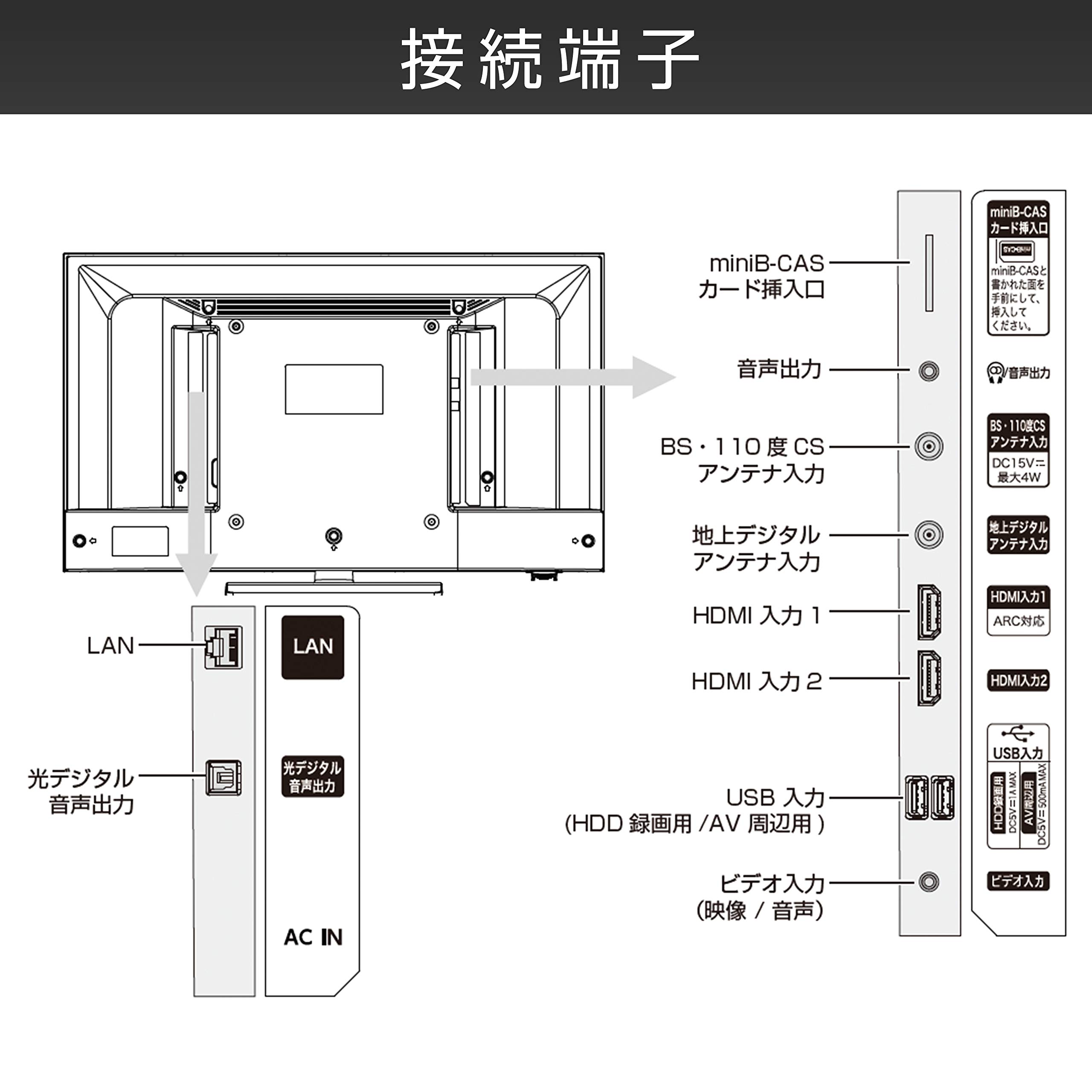 Amazon.co.jp: ハイセンス 24V型 ハイビジョン 液晶テレビ 24A40G 