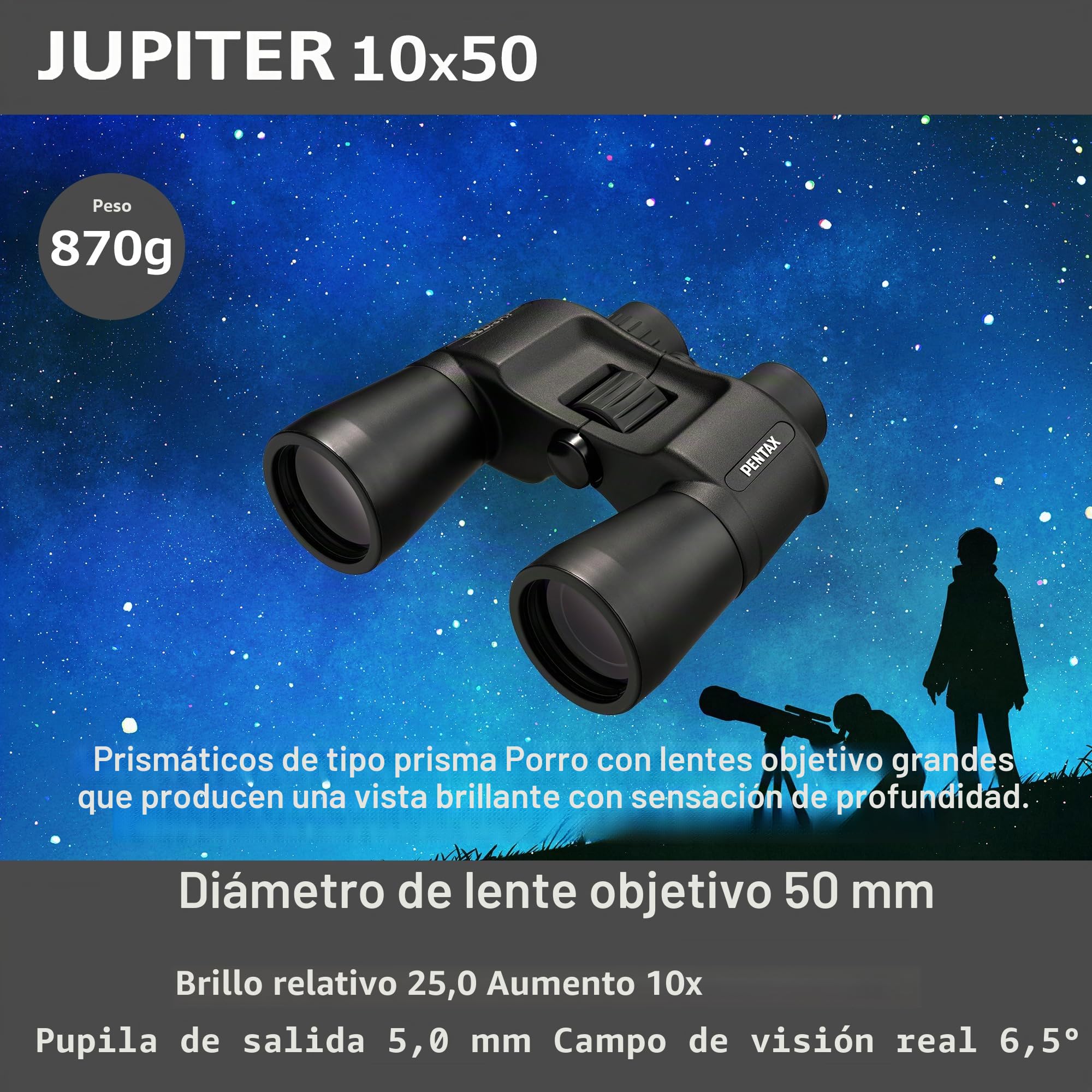 PENTAX Jumelles Jupiter 10x50