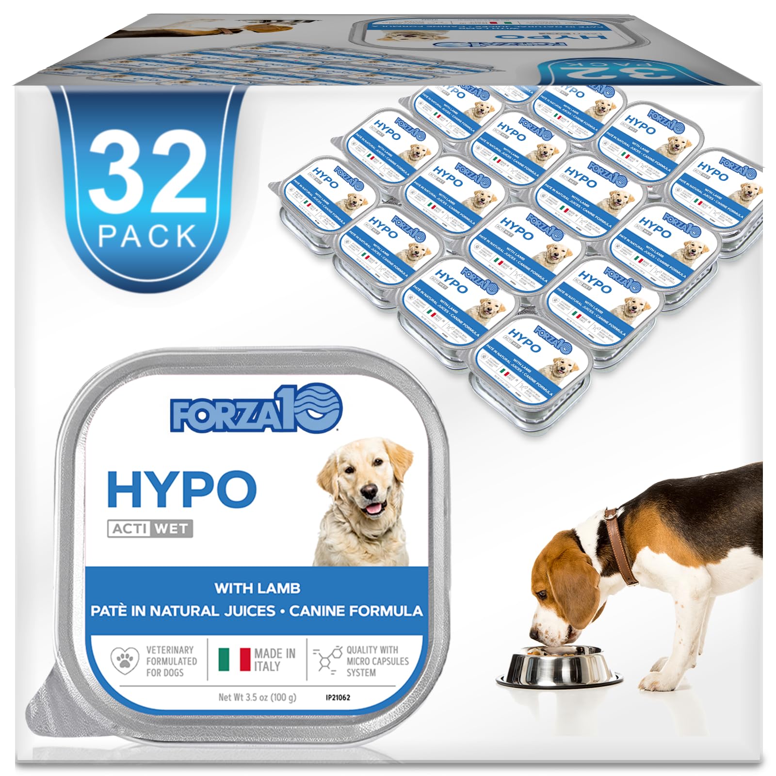 Forza10 - Dog Food, Vet Formulated Wet Dog Food for Allergies, Lamb Flavor