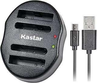 Kastar Dual USB Charger for Olympus LI-50B, LI-50C, Pentax D-LI92, DLI92, Panasonic VW-VBX090 and Olympus Stylus,Tough Series, Pentax Optio Series, Panasonic HX-WA03 WA2 WA20 WA3 WA301 Camera