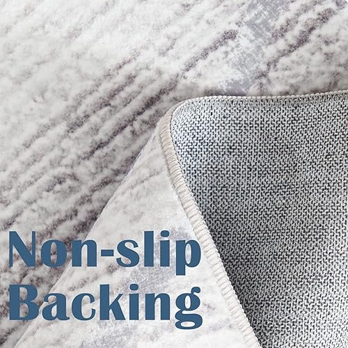 Miniatura 4 de COLLACT Alfombra de área de 3 x 5 pies, alfombra de cocina, alfombra marroquí, alfombra geométrica para interiores, tapete suave de cuadrícula