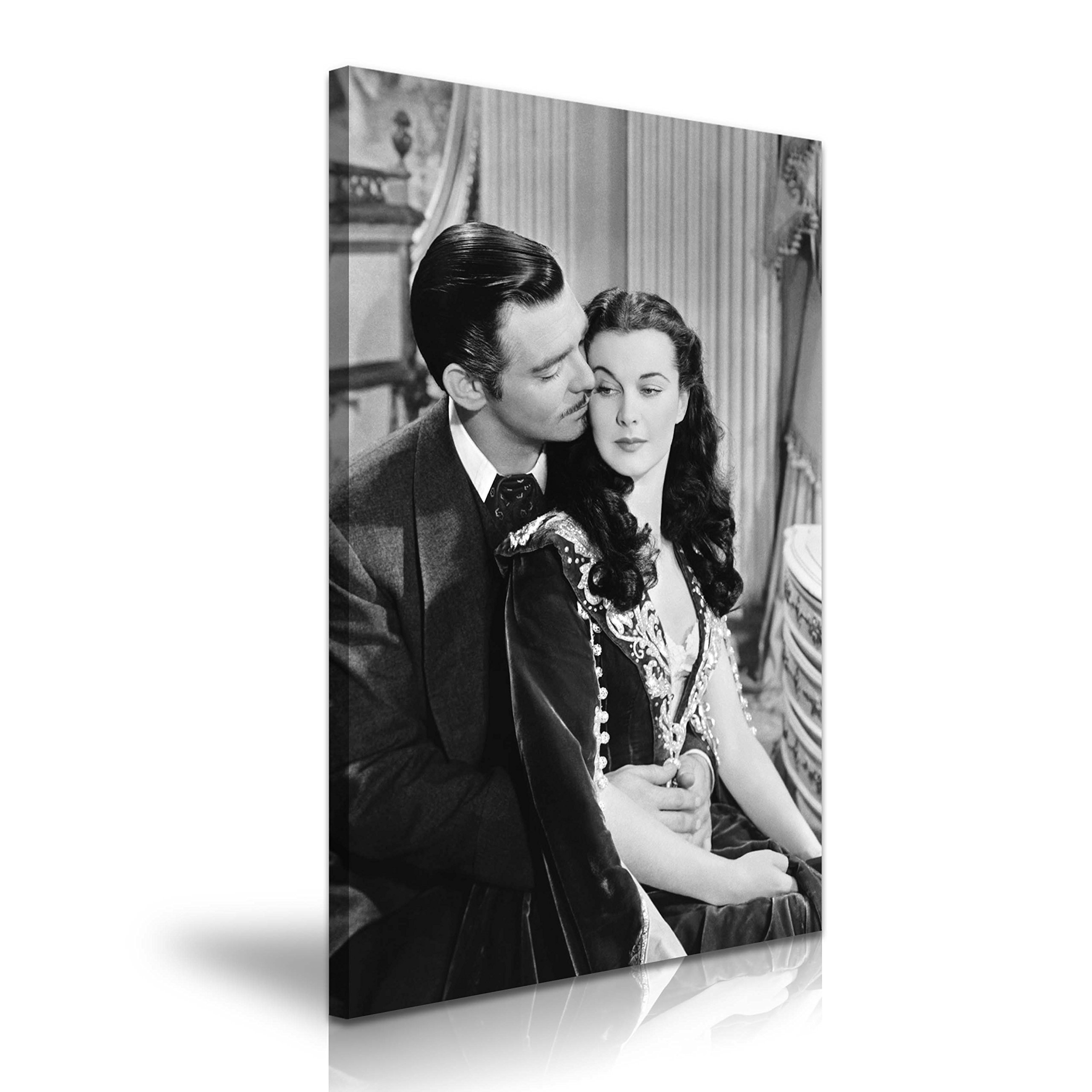 Yes Art White Gone With The Wind Movie Canvas Wall Art Picture Print 50X76cm