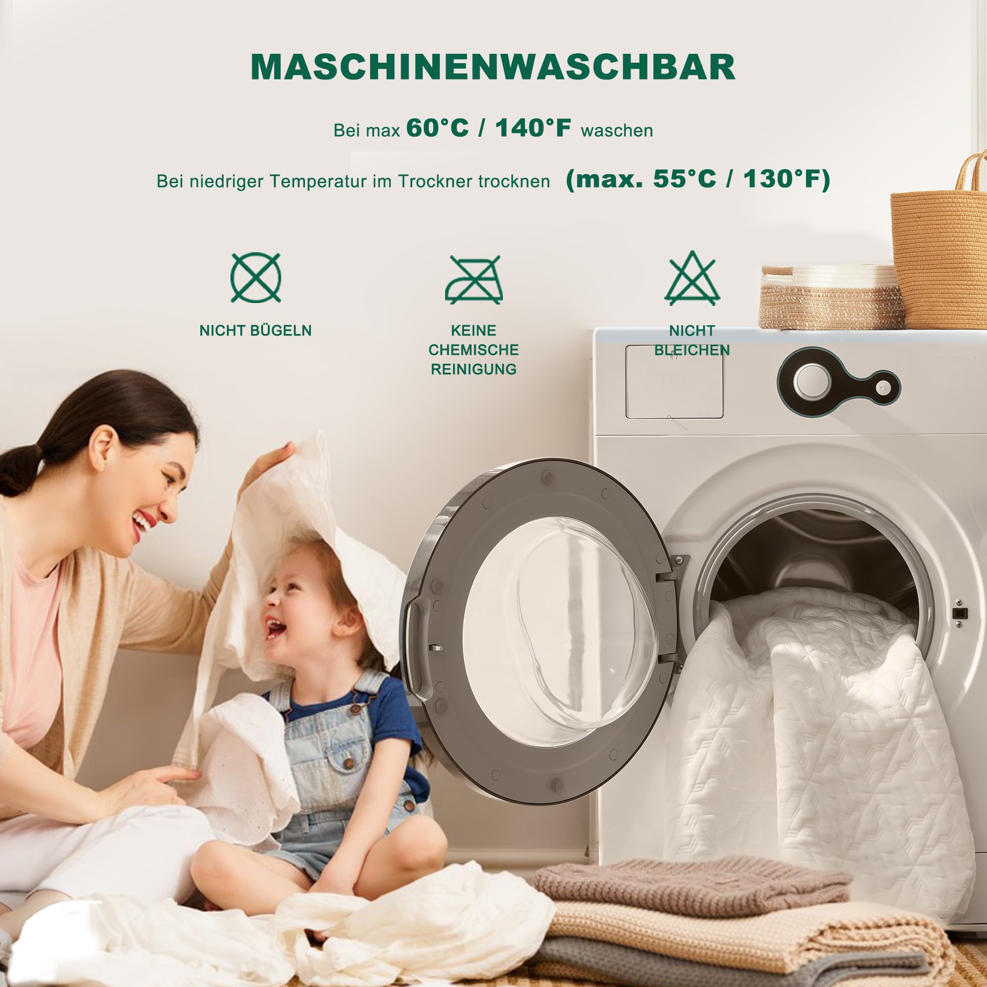 BEDLORE Matratzenschoner 180x200 cm, wasserdichte atmungsaktive Matratzenauflage mit 40 cm Tief-Taschen, Oeko-TEX® Zertifiziert, geräuscharm und elastisch (Weiß)