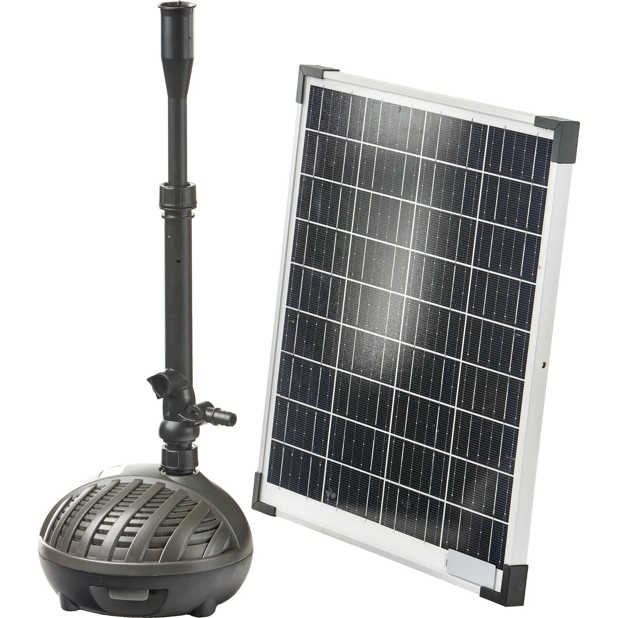 Heissner Solar-Teichpumpen-Set 1000 l/h HYBRID