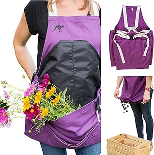 Roo Gardening Apron with Harvest Pouch