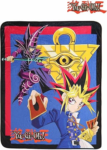 Miniatura 3 de Yu-Gi-Oh! - Manta de forro polar de 60 x 48 pulgadas, suave, cálida y acogedora manta de anime para sofá, cama y sofá, con licencia oficial