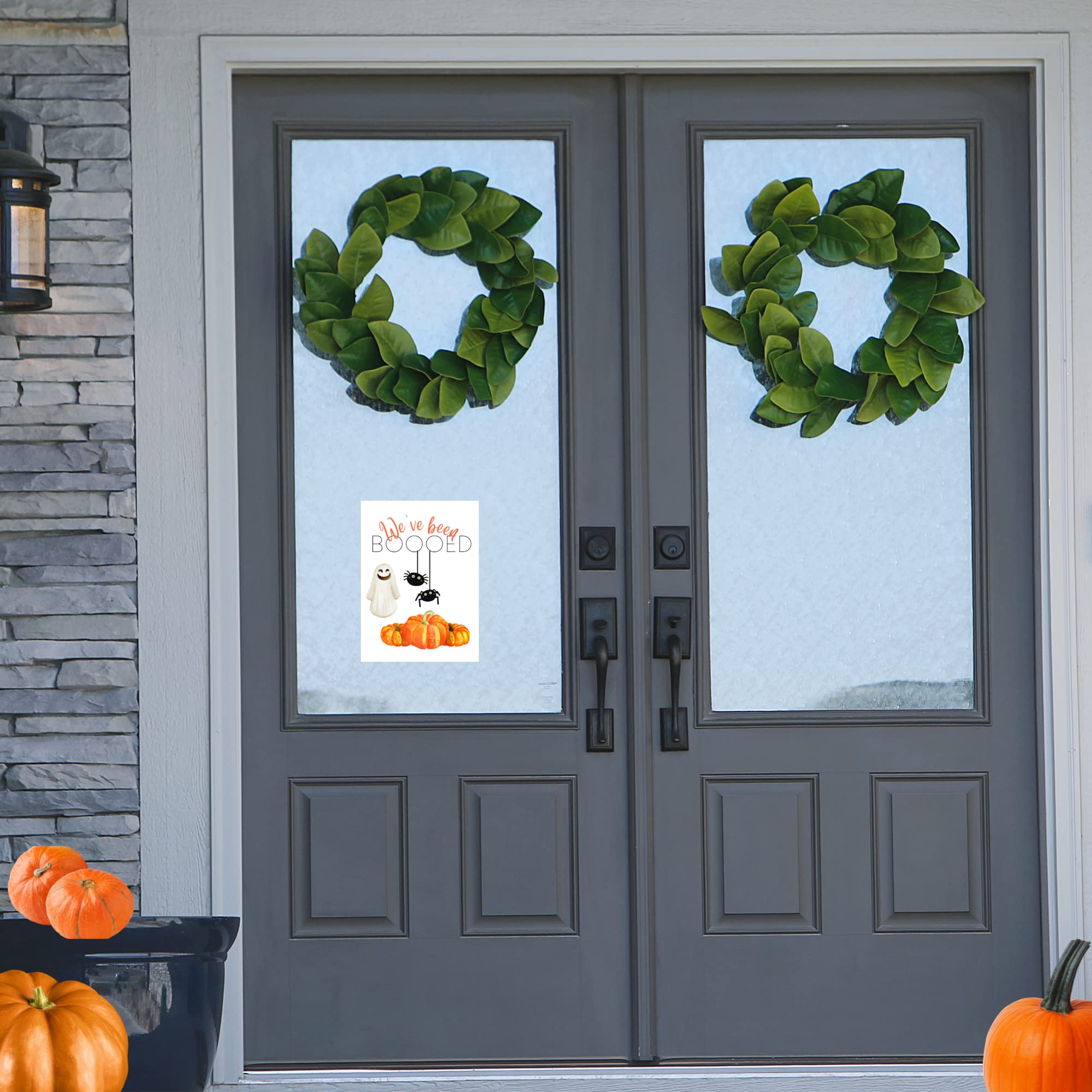 You've Been Booed Flyer | 25 Pack | Physical Flyer to Add to Your Surprise | You've Been Booed Game | Halloween Desig