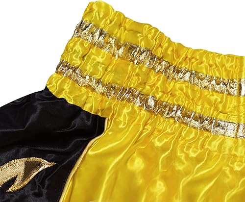 Miniatura 4 de Pantalones cortos de Muay Thai para niños (4 años a 10 años) para boxeo, kickboxing, artes marciales mixtas, entrenamiento para niños y niñas
