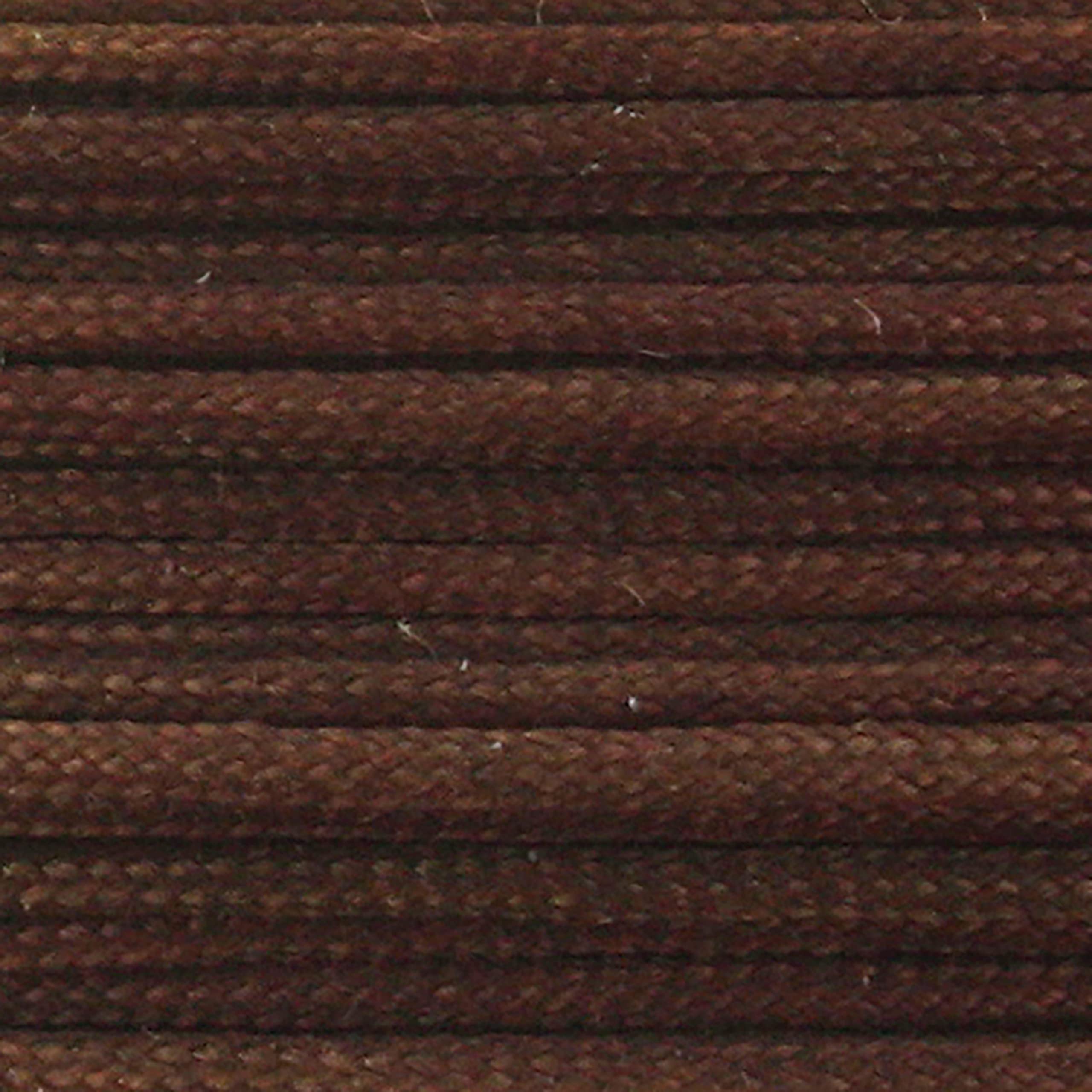 The Beadsmith Knot-it! Sznurek – nylonowy chiński sznurek do wiązania – neonowy brązowy kolor – średnica 0,8 mm – szpula 15 m – do stosowania w makramie, Kumihimo, dekoracyjnych węzłach i tradycyjnej