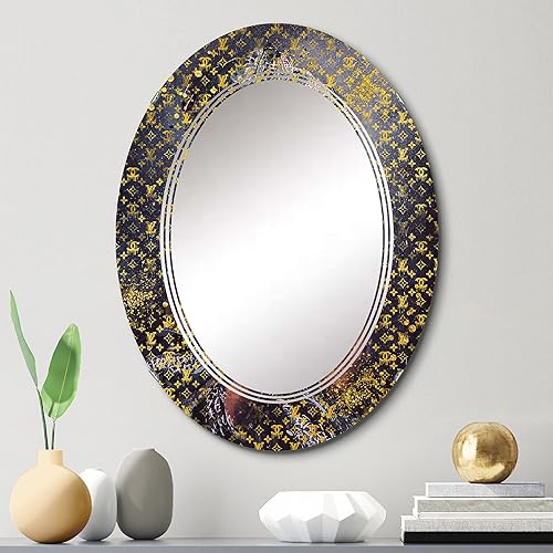 Miniatura 2 de DesignQ Luxury Brand Black Female Model - Vanity Mirror, Bathroom Mirrors, Wall Mirrors for Living Room, Bedroom - Oval Mirror - Large 20'x30',
