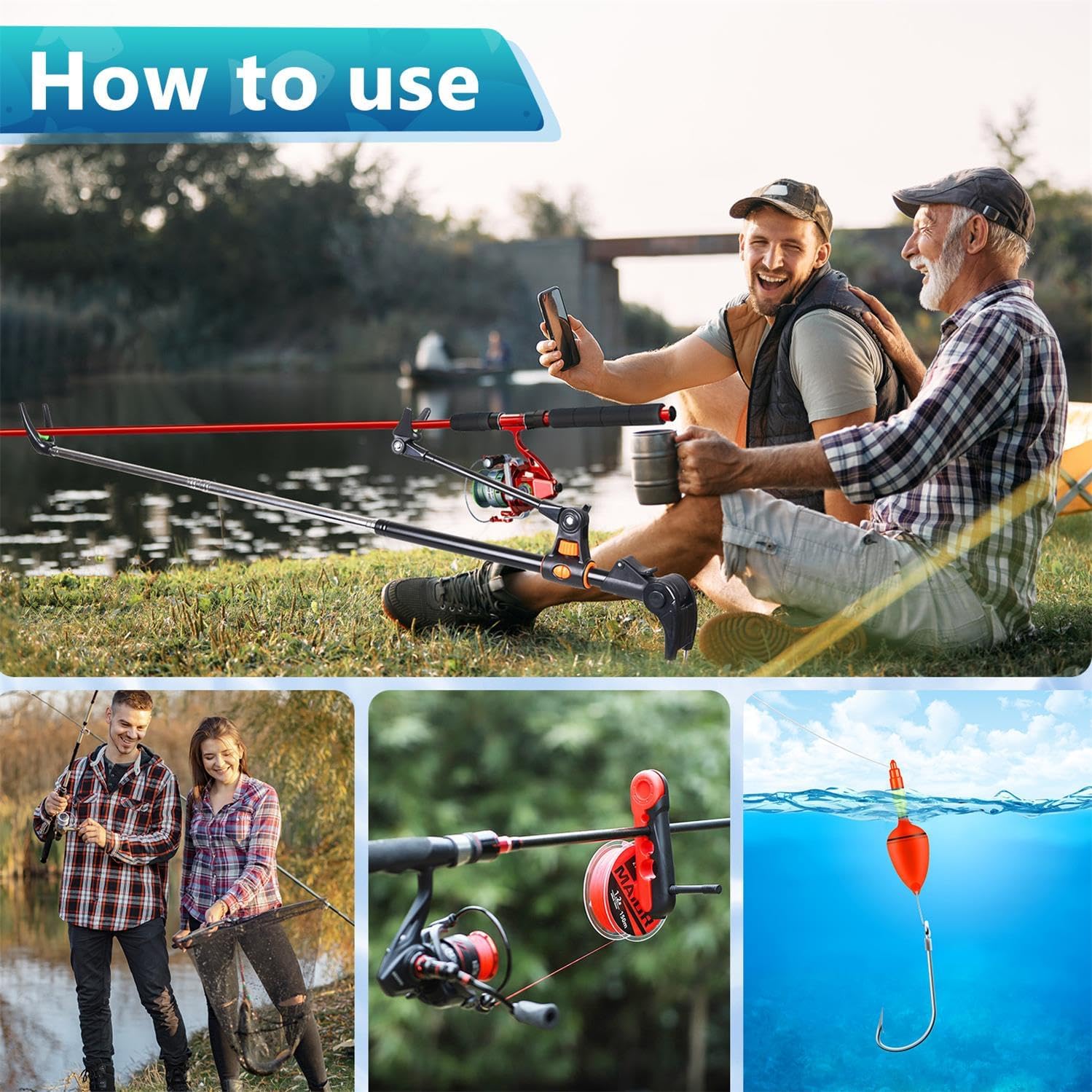 MOVINPE Fishing Advent Calendar for Adult Men Teen Boys, 2025 Fishing Tools Accessories Kit Christmas Countdown Gifts, 24 Days of Lure Accessories and Gear Surprises for Fish Lovers - Image 6