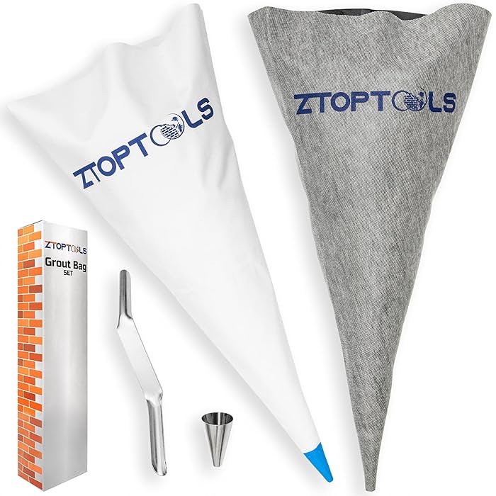 Buy Grout Bag for Masonry and Tile Grouting 2 Pcs Liquid Grout Filler