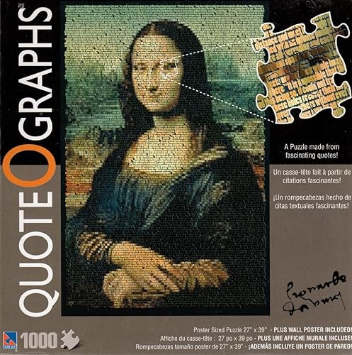 Cita O Graphs - Rompecabezas de 1000 piezas: Mona Lisa